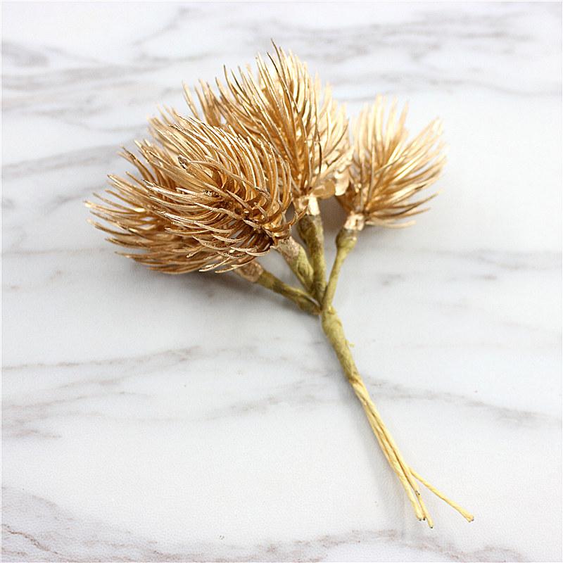 Fake Branches Simulati Leaf Wedding Props Home Artificial Landscaping Pine Needle Berry Hang Frost Flower Tree Branches Leaves