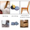 4pcs Self-Adhesive Furniture Leg Slider Pads Thickening Feet Rug Felt Pads Anti Slip Mat Bumper Damper Chair Table Floor Protect