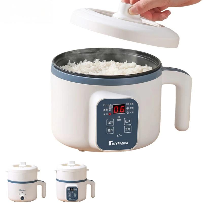 1.7L Mini Electric Rice Cooker Double Layer 220V Multi Cooker Non-Stick Smart Mechanical MultiCooker Steamed Rice Pot For Home