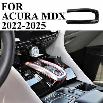 Carbon Fiber Style Central Control Gear Shift Side Trim Cover Fit For Acura MDX