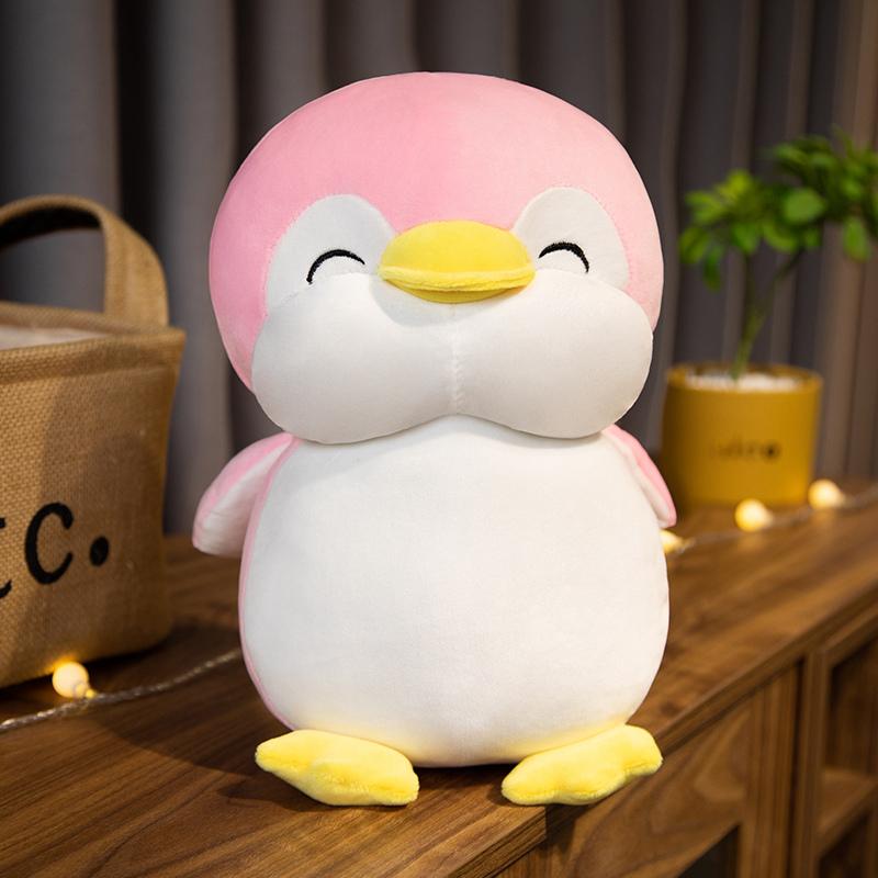 Soft Material Fat Penguin Plush Toy Stuffed Cartoon Animal Doll for Girls Fashion Perfect Gift Cute Christmas Holiday Birthday Present Present 30cm
