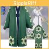 Halloween One Piece Roronoa Zoro Cosplay Kostüm Helles und buntes Kimono-Gewand Vollständiges Kostüm für Mottopartys und Feiern