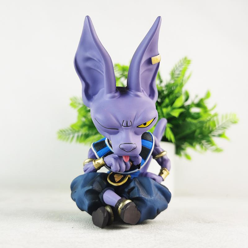 Anime Drogan Boll Z Beerus Figure Gk Sitting Posture Super God Destruction Figures Collection Pvc Model Toy For Children Gifts