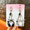 Bag Charm Vintage Headset Shape Sweet Bow Star  Charms Accessories Party Gifts Jewelry Car Key Ring Pendant