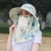 Face Mask Picking Tea Hat Neck Cover Sunscreen Fisherman Hat Breathable Women Sun Hat  Farm Work