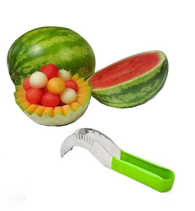 

Нержавеющий стальной слайсер для арбуза, овощерезка для фруктов и дыни, кухонный гаджет