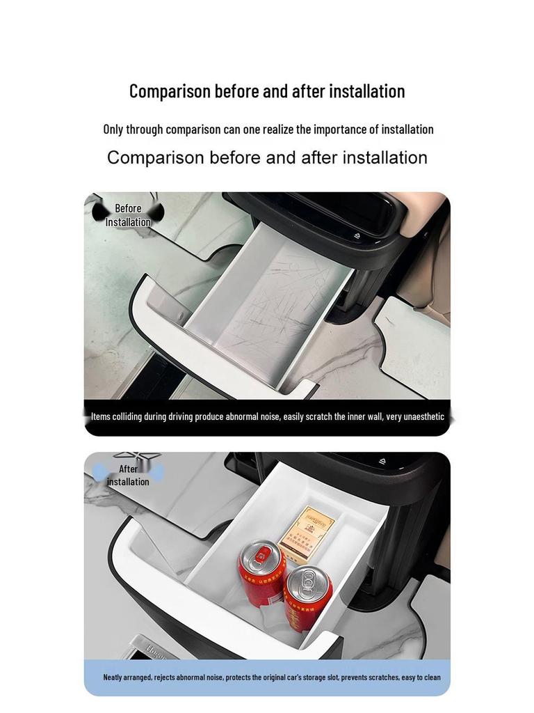 X9 Car Refrigerator Organizer Tray for 24-25 Xiaopeng Models