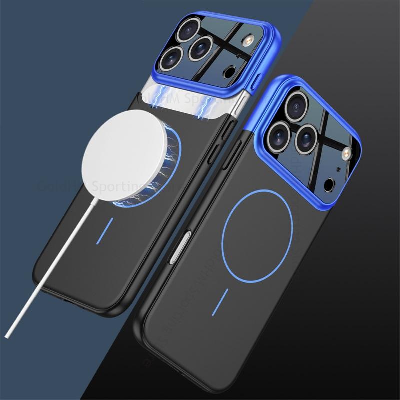 For Iphone 17 Pro Max Magsafe Camera Wireless Charge Case For iPhone Apple 17 Pro Max Ultra Slim Magsafing Shockproof Cover For iPhone 17 Pro Capa