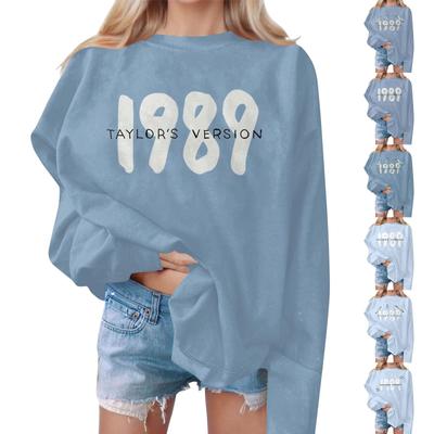 Women Winter Tops Women's Long Sleeve Sweatshirt Casual Crewneck Loose Fit Pollover Fleece Tops