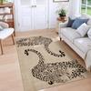 Luxury Pink Leopard Print Decorative Carpet for Living Room Soft Non Slip Animal Pattern Floor Mat for Bedroom Sofa Entryway