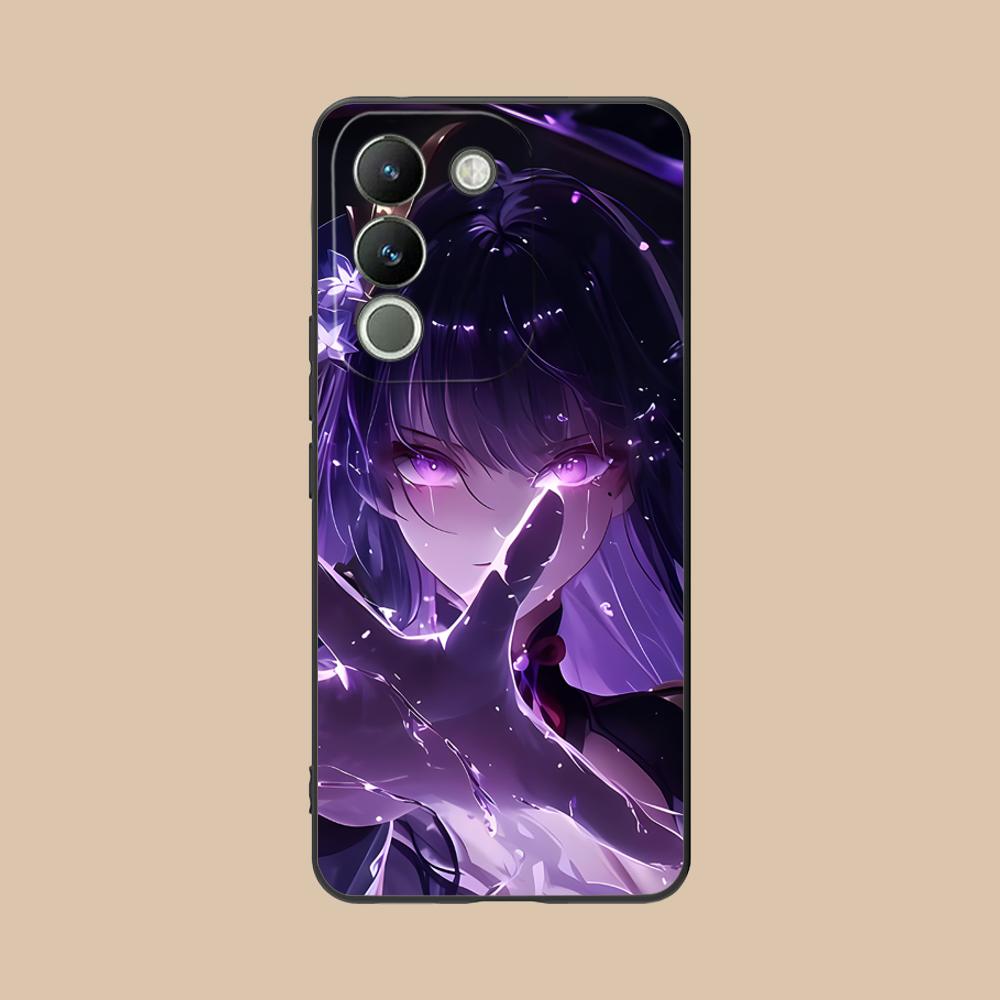 

Game GI Raiden Shogun Matte TPU Mobile Phone Case for VIVO Y77 76 75 74 73 72 58 56 55 51 50 38 36 Y19 Y18 Y03 Y01 5G Cover vivo Y01