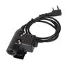 Radio Walkie Talkie Adapter Cable 90cm U94 PTT Push To Talk Headset Cable Plug Connector Cable for