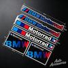 MLKL5 High Reflective Car Badge Decor Stickers Car Motorcycle Night Driving Safety Luminous Decals For BMW 1 3 5 7 Series X1 X3 X5 X7