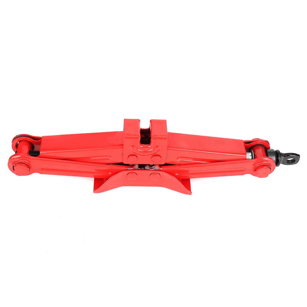 Car Automotive Scissor Jack 45# Steel Chromed Emergency Crank Lift Stand Tool