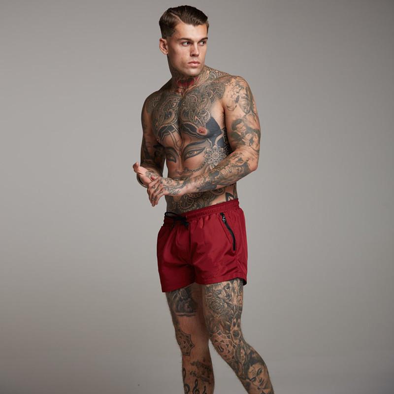 Men's Summer Fitness Running Shorts - Muscle Fit Sports Pants