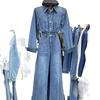 Lässiger Damen-Frühlings-Denim-Jumpsuit mit stilvollem Nischen-Design