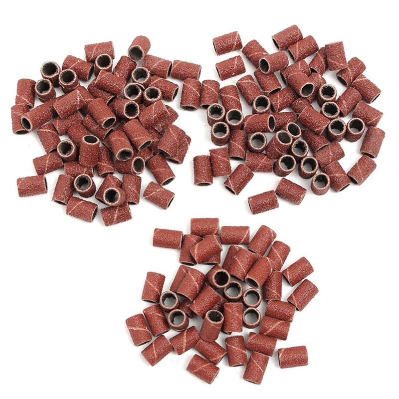 102/132Pcs Sanding Drums Kit Sand Bands Sand Mandrels Drum Woodworking Nail Drill Rotary Abrasive Tool