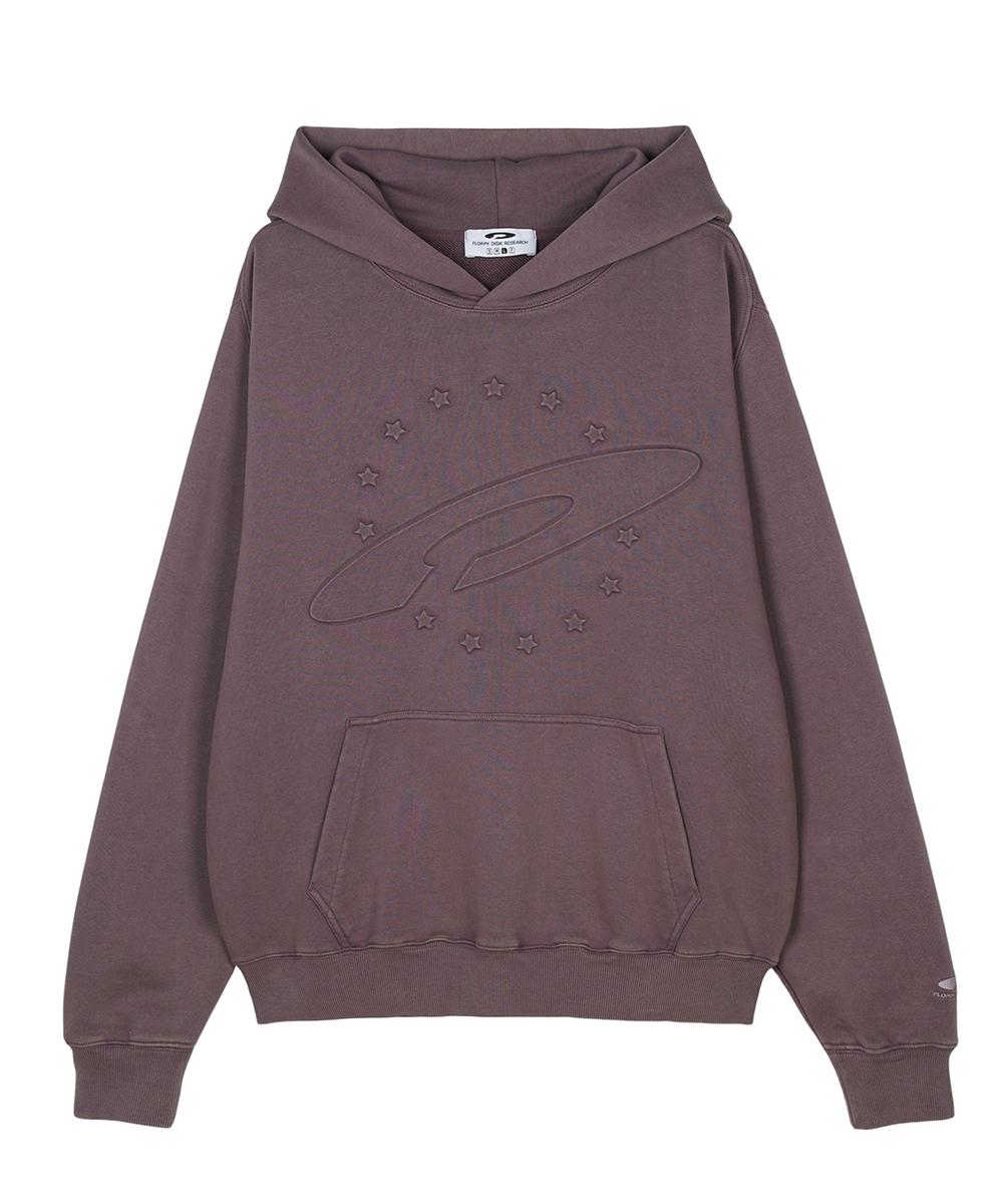 Fdr Embo Pigment Star Disk Logo Hoodie Purple M