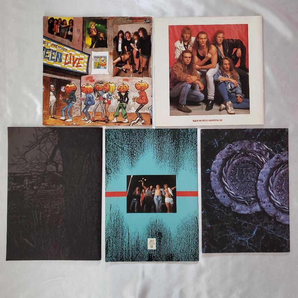 [USED] MSG, Rainbow, Whitesnake, Halloween, Gamma Ray 5 tour pamphlets