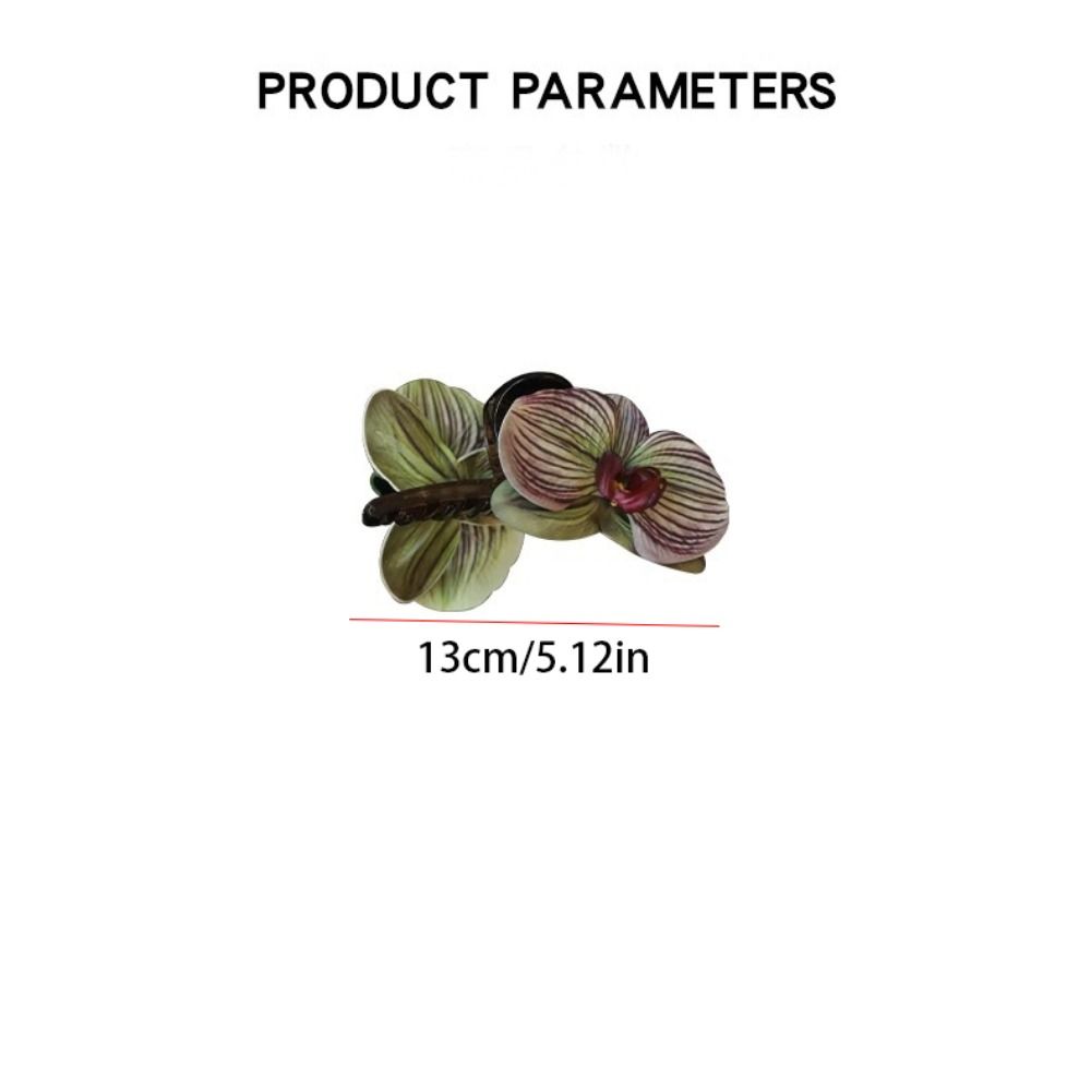 Böhmische Haarspangen Blume Haarkralle Pferdeschwanz-Clip Haarklammer Schmetterlingsorchidee Haarschmuck Koreanischer Stil Haarschmuck Niedliche Haarnadel