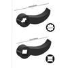 Angle Type Half Axle Disassembly Tool 1/2 Drive Shaft Adjustable Angle Bull Horn Pry Bar Square Steel Alloy Open-End Wrenches