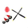 Landing Gear Set Propeller Airplane Parts RC Replace Accessories Durable DIY for XK 280 Drone