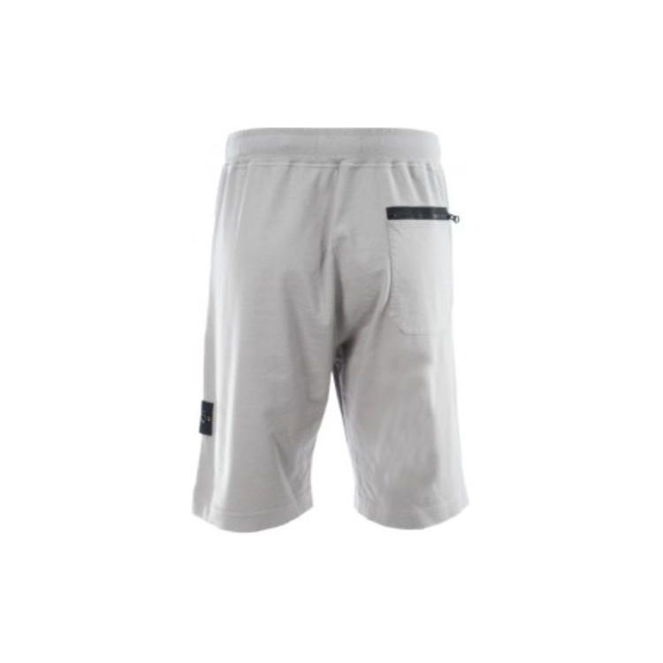 STONE ISLAND Pantaloncini Casual Larghi con Coulisse Logo Uomo Pantaloncini Grigio 801563850-V0064