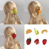 Unique Fruit Theme Large Hair Claw Clip Ponytail Claw Hair Holder Barrettes Hair Adornment Hair Ornaments