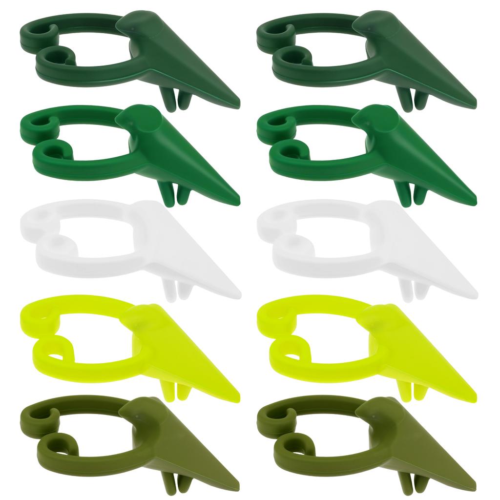 6-10Pcs Plant Sprouts Stems Support Holders Cute Animal Shape Propagation Flower pot Plant Fixed Bracket for Indoor Garden
