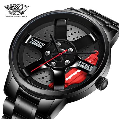 Orologio da uomo con pinza SVJ TE37 Ruota idraulica per auto con forgiatura cava tridimensionale impermeabile