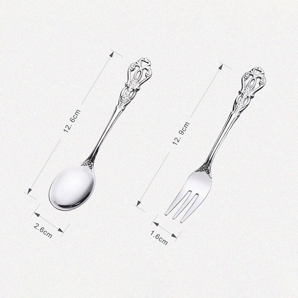 Spoon Charm Coffee Embossed Fine And Retro Texture