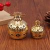 1Pc Alloy Wealth God Incense Burner With Exquisite Yuanbao Carvings Burner Without Incense Yoga Meditation Home Decoration