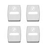 BAGV1 Car Sticker 4Pcs Titanium Alloy Car Door Lock Protective Cover For BMW E46 E90 E60 F30 F10 E39 E36 F20 G20 G30 E92 E87 E91 X5 E7