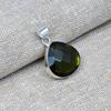 Peridot Gemstone 925 Solid Sterling Silver Pendent For Wedding Gift Beautiful Pendant