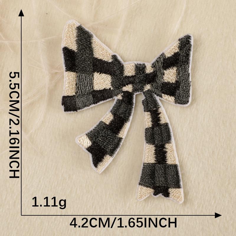 

Мультяшный бант вышитая аппликация нашивка для DIY шляпы, сумки и аксессуаров для одежды