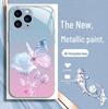 Funda líquida todo incluido con degradado de flores y mariposas para iPhone 11Pro Max Rose 14.