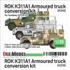 Def Model 1/35 Scale Modern Korean K311A1 Armored Truck (K319) Conversion Set (for Academy Use) Plastic Model Kit Parts DK35013