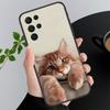 Phone Case For Samsung A17 A55 A16 A56 A35 A15 A53 A54 A33 A34 A25 A05S A52 A52S A07 A26 A06 Cute Cats