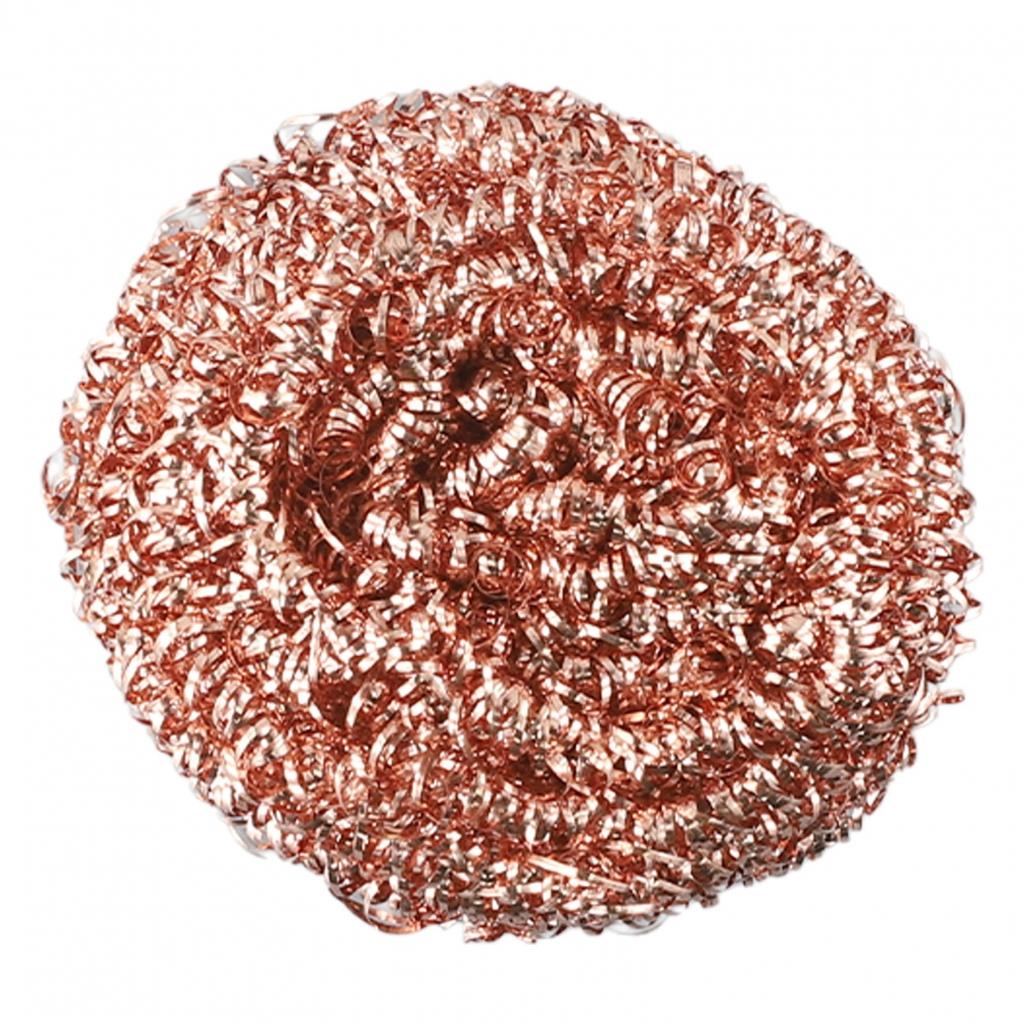 10 STÜCKE Kupfer Metall Draht Schwamm Kugel Lötkolbenspitze Düsenreiniger Schlackenentferner Werkzeug