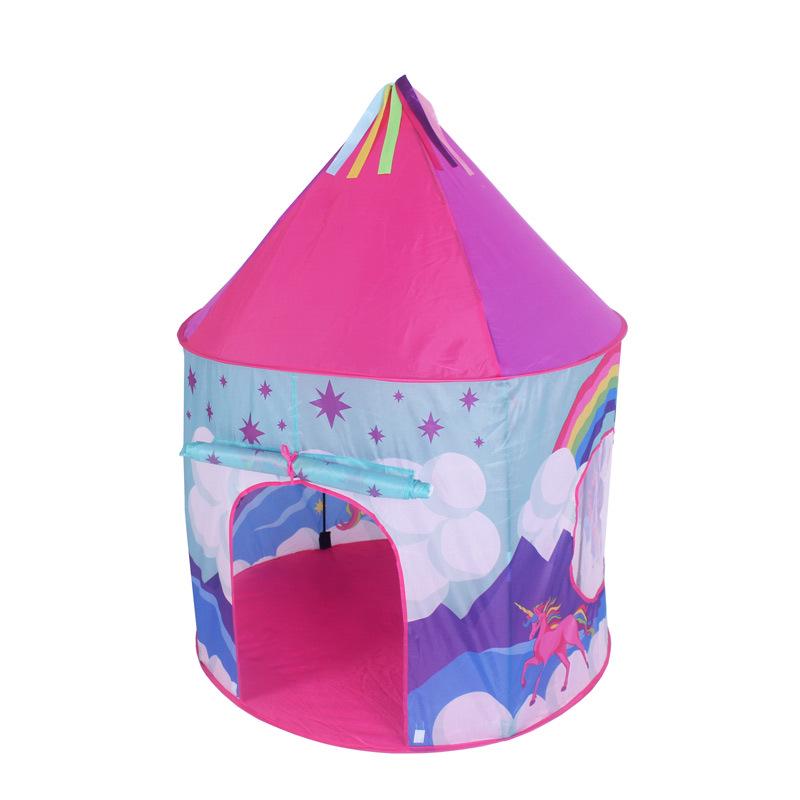 Children s Automatic Pop-up Unicorn Princess Castle Play Tent Wuyi