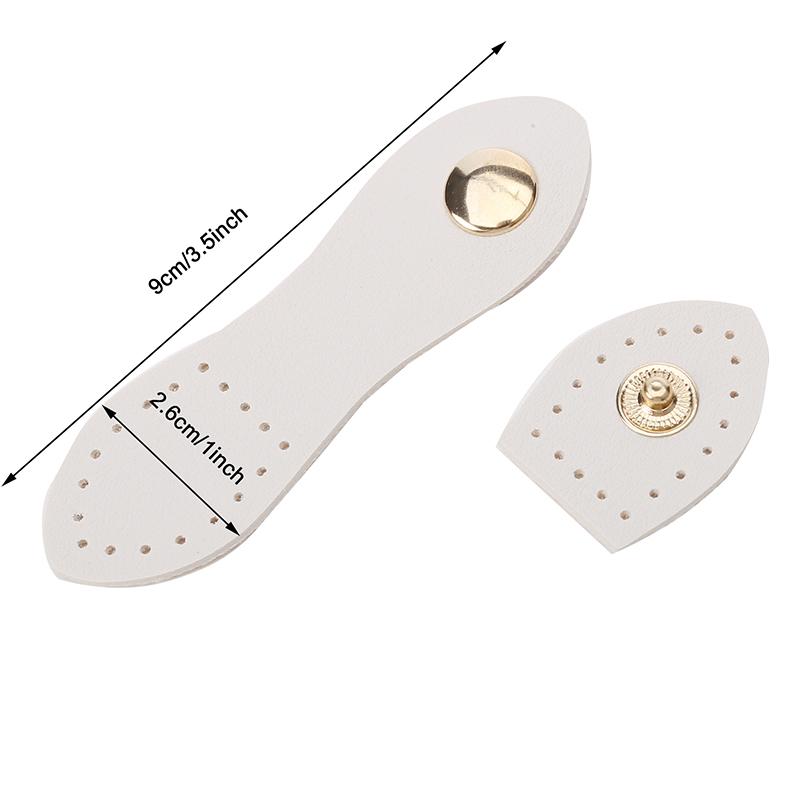 1/5PCS Leather Snap Buckles Snap Button Closure Sew On Leather Purse Closure Fasteners for Wallet Bags Purse Making DIY Craft