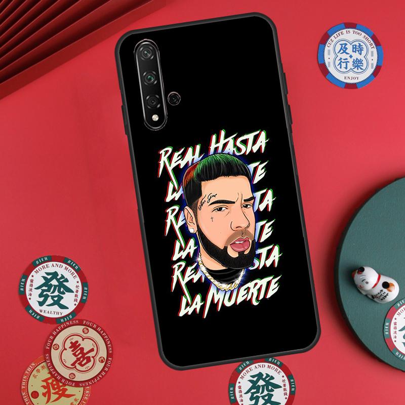

Anuel AA Real Hasta La Muerte For Huawei Nova Y73 Y72 Y61 Y91 Y90 Y70 Y60 12s 12i 11i 8i 9 10 SE P60 Pro P30 P40 Lite Case Huawei Nova Y73