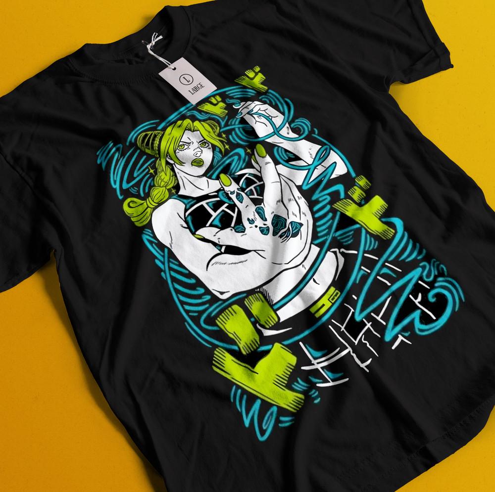 

Футболка Jojo s Bizarre Adventure Футболка Джонатан Джостар Футболка Дио Футболка Джотаро Куджо 2XL