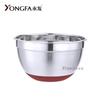 E-co Friendly Multipurpose Stainless Steel Mixing Bowls With Lids and Silicone Bottom Salad Bowl Metal Mixing Bowl for Kitchen