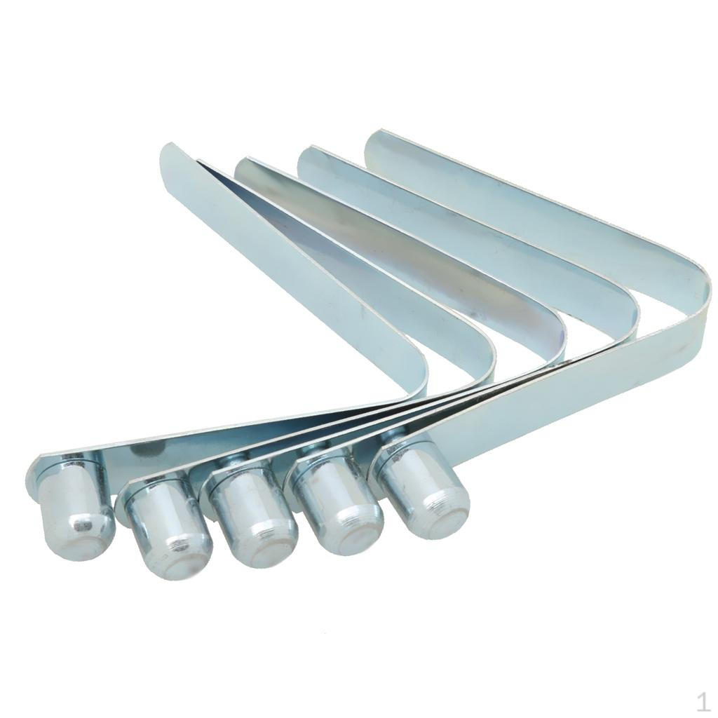 Stahlklemmen für Zeltstangen - 5er-Pack