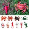 Aquarium Plastic Fish Tank Artificial Lobster Ornament PVC Vivid Lobster