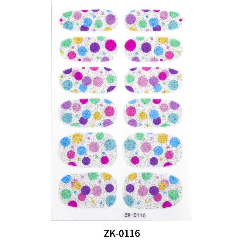 Neue Nail Art Sticker Cartoon Niedliche Zwiebel Rosa Liebe Wasserdichte Nagelaufkleber Vollständiger Aufkleber