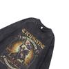 Cotton Washed Old Long-Sleeved T-Shirt High Street Retro Digital Direct Injection Printing Bottoming Shirt Top Men