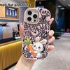 Phone Case: 2D Flat Design Suitable for iPhone 18 17 16 15 14 13 Pro Protective Case, Couple Style, Foodie Little Bunny, Christmas and Halloween Gifts