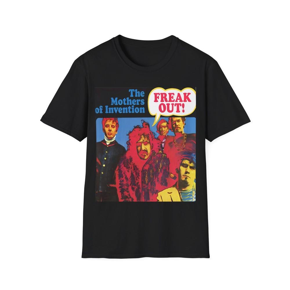 Унисекс футболка из мягкого хлопка. Матери изобретений. Унисекс Футболка Zappa Freak out S